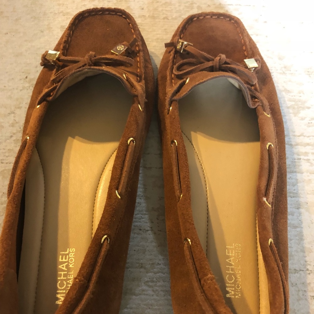 Michael Kors suede flats sz 9
